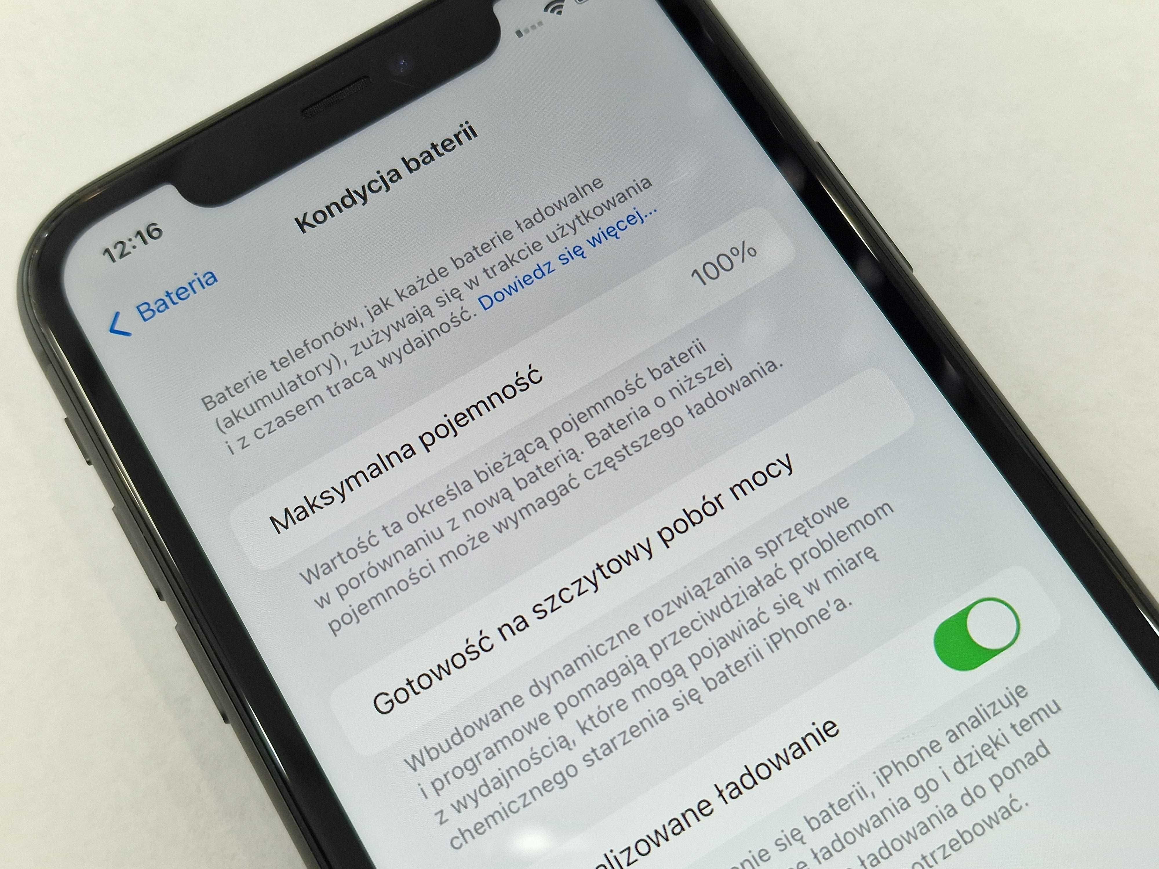 Iphone 11 128GB/ Black/ Czarny/ BAT 100%/ Grade A-/ Gwarancja + ładowa