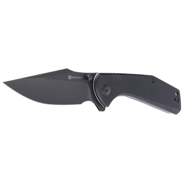 Nóż składany Sencut Actium Black G10, Black Stonewashed D2 (SA02C)