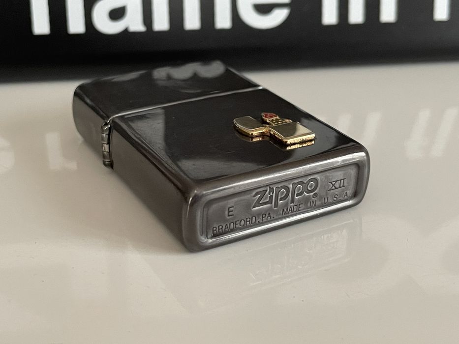 Zapalniczka Zippo 1996 Midnight Chrome Zippo Emblem