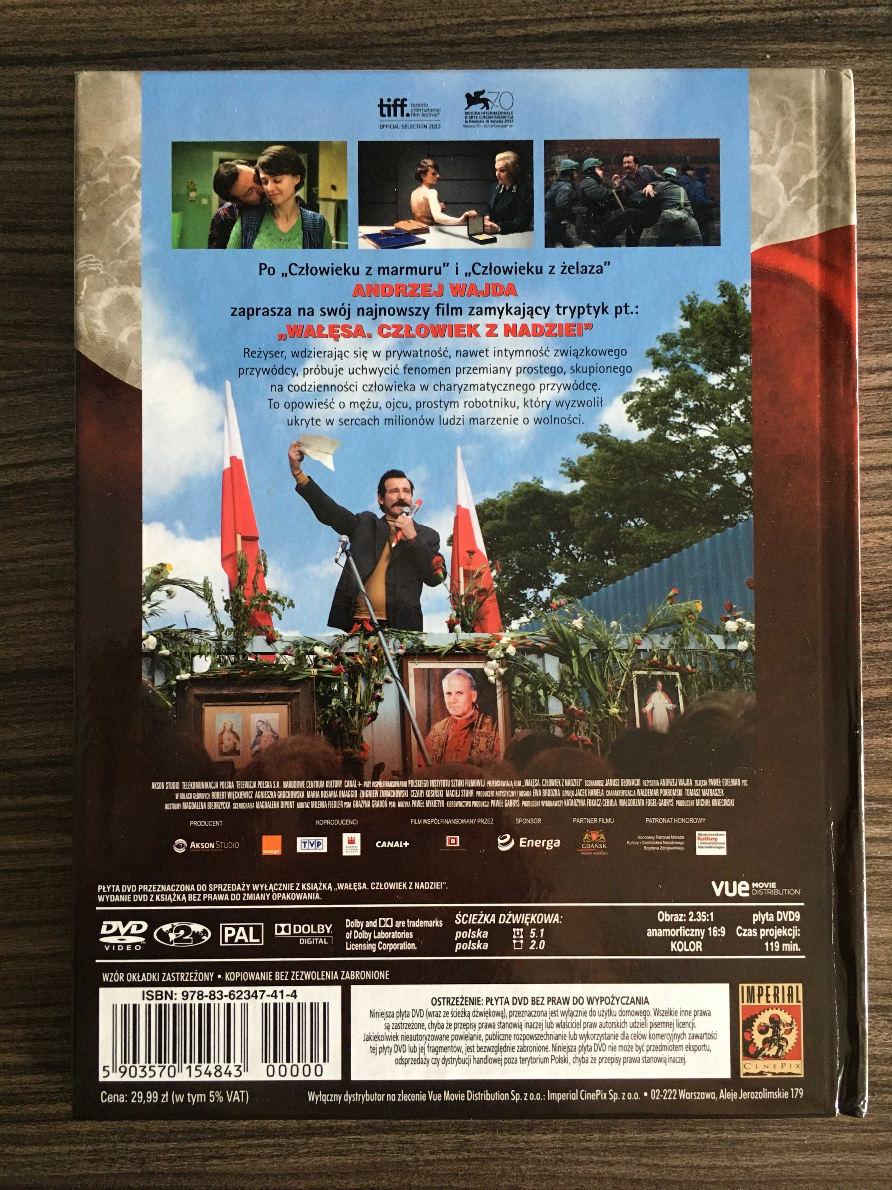 Wałęsa. Człowiek z nadziei (Więckiewicz, Grochowska; reż. A.Wajda) DVD