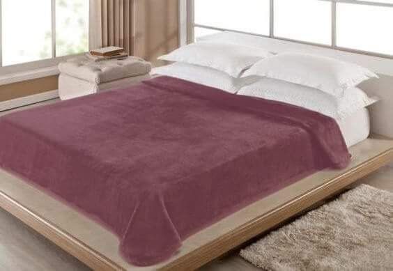 Cobertores em veludo