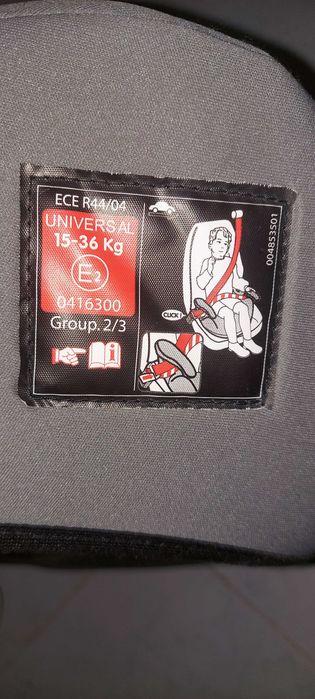 Assento de carro para criança