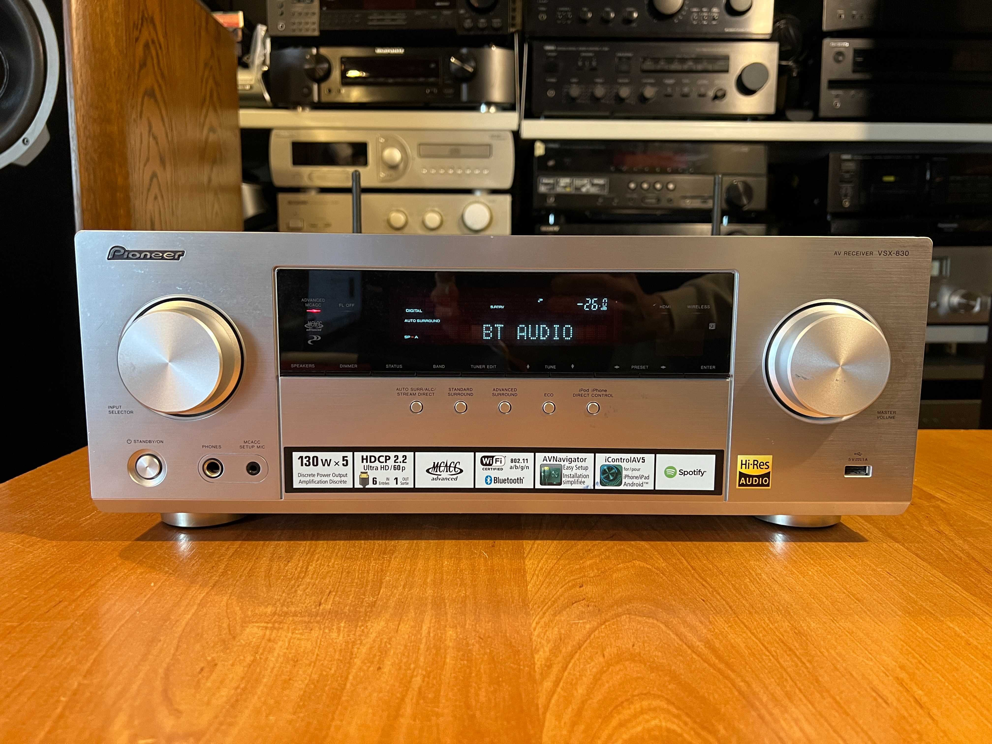Amplituner Pioneer VSX-830 (Bluetooth, HDMI) Audio Room
