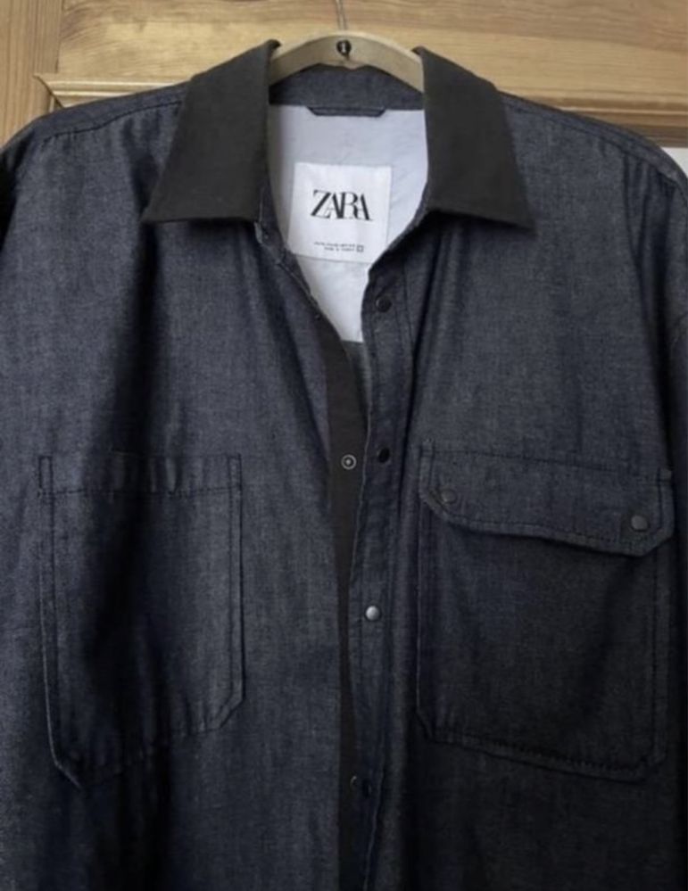 Zara чоловіий джинсовий жакет XL-XXL