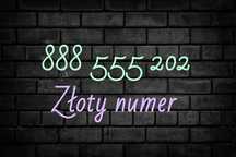 Złoty numer telefonu