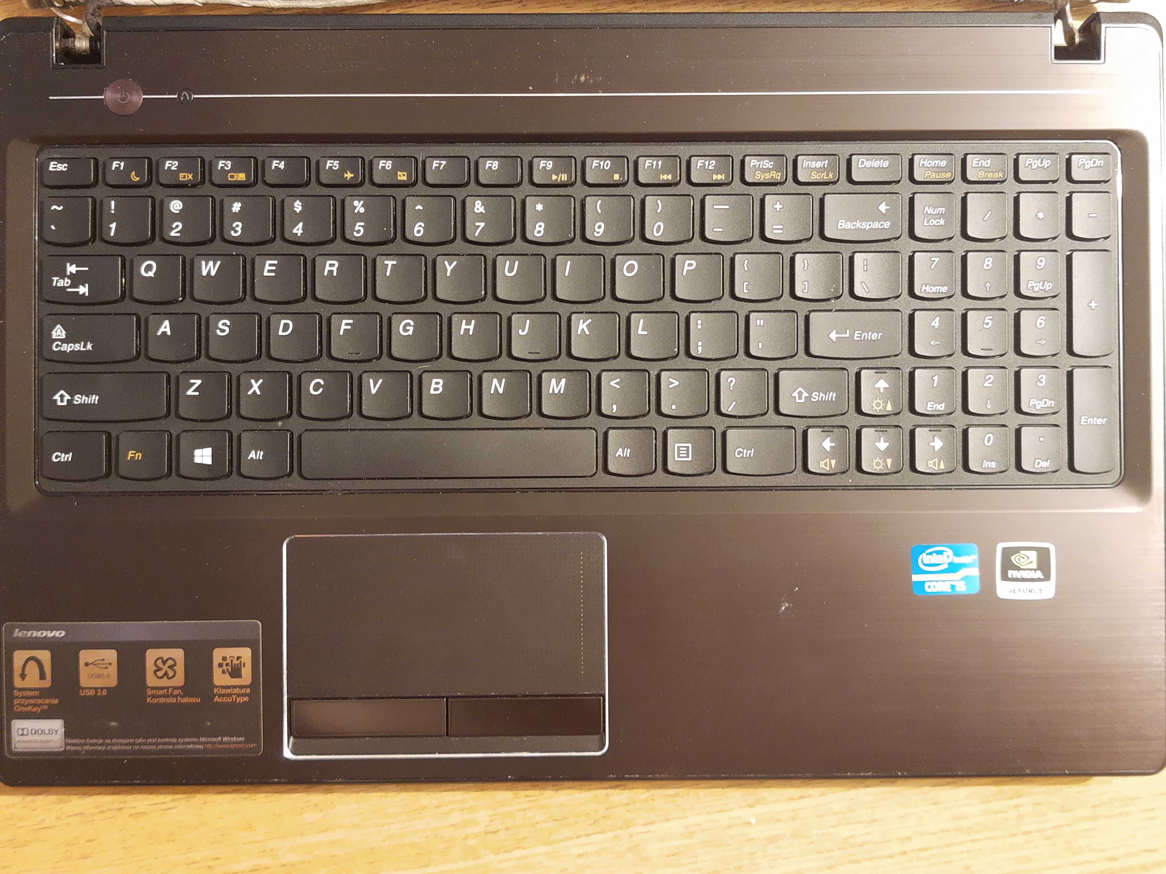 Laptop Lenowo G580 na części