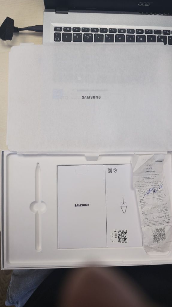 Планшет Samsung Galaxy Tab S9 FE PLUS WiFi 8/128Gb Gray+Pen