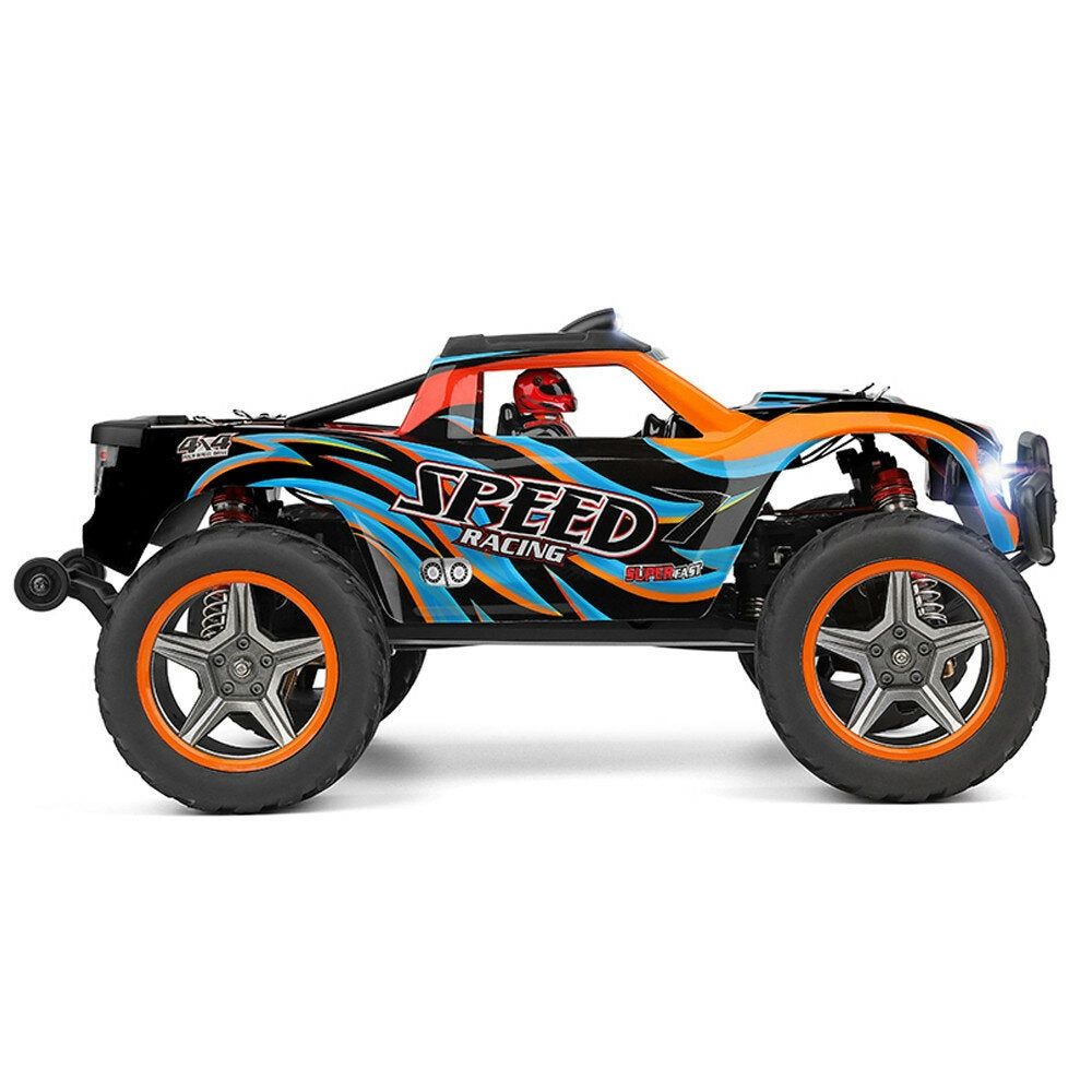 Carro RC Buggy Monster Wltoys WL 104009 LED's  1:10 45 km/h 2.4Ghz