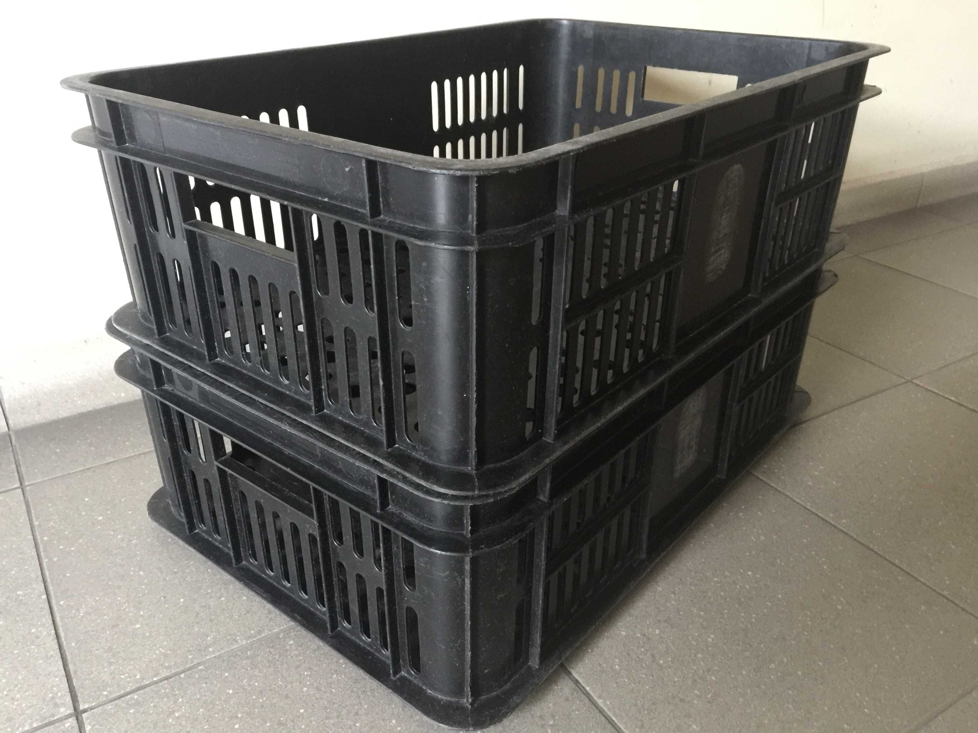 SKRZYNKA Pojemnik Transportowy 60 x 40 x 20 cm. Polipropylen 2 Sztuki