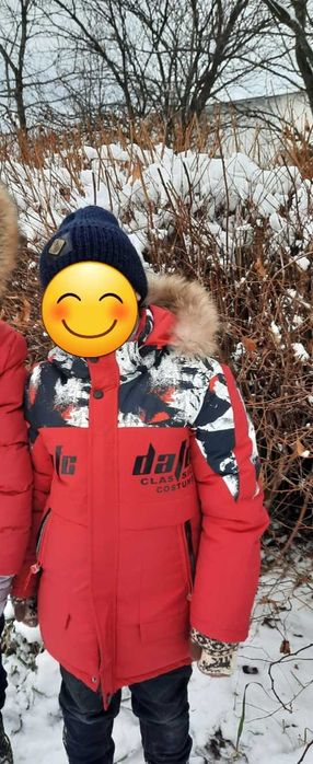 Зимова куртка хлопець 5-6 років 128 см 134 ріст ідеал.стан