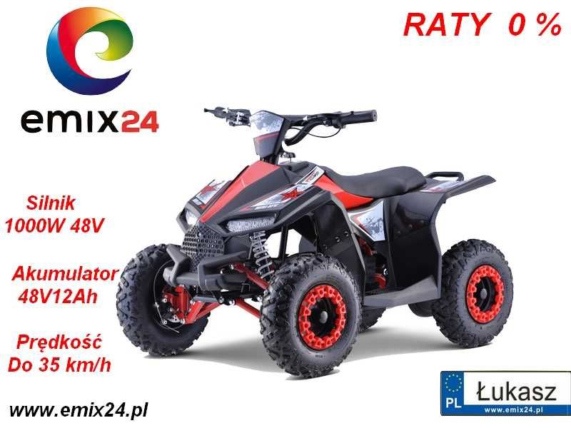 Quad na akumulator HIGHPER 1000W 48V 35km/h + Silnik bezszczotkowy