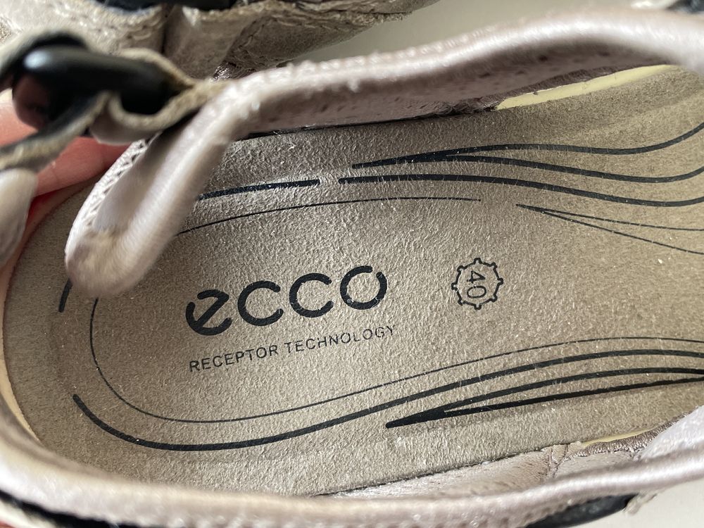 Ecco шкіряні сандалі босоніжки р. 40 оригінал