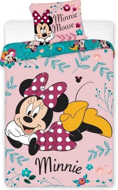 FAJNA pościel dziecięca MYSZKA MINNIE - 140X200 - 100% bawełna