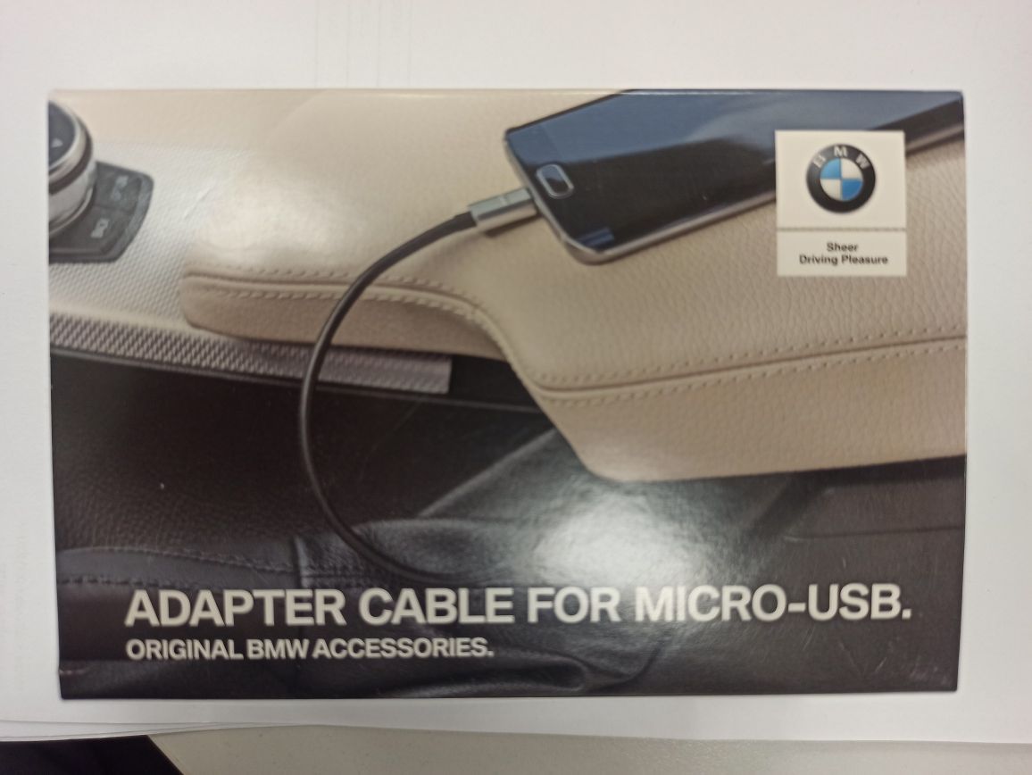 Kabel przejściowy BMW ze złączem micro USB