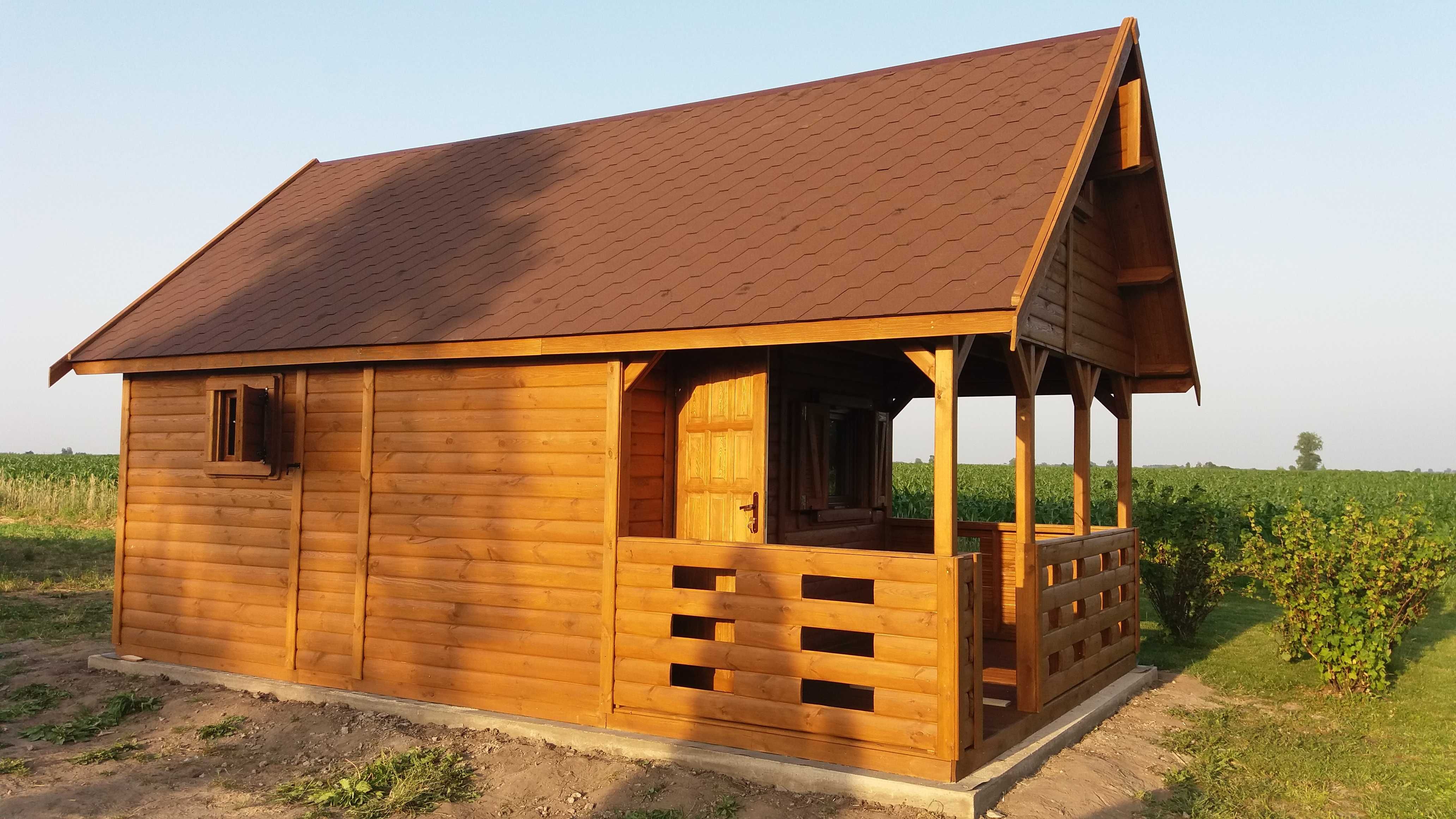 domek drewniany, domek letniskowy, ogrodowy , dom do 35m2,kryty gontem