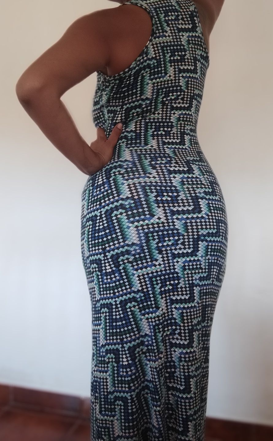Vestido comprido de verão