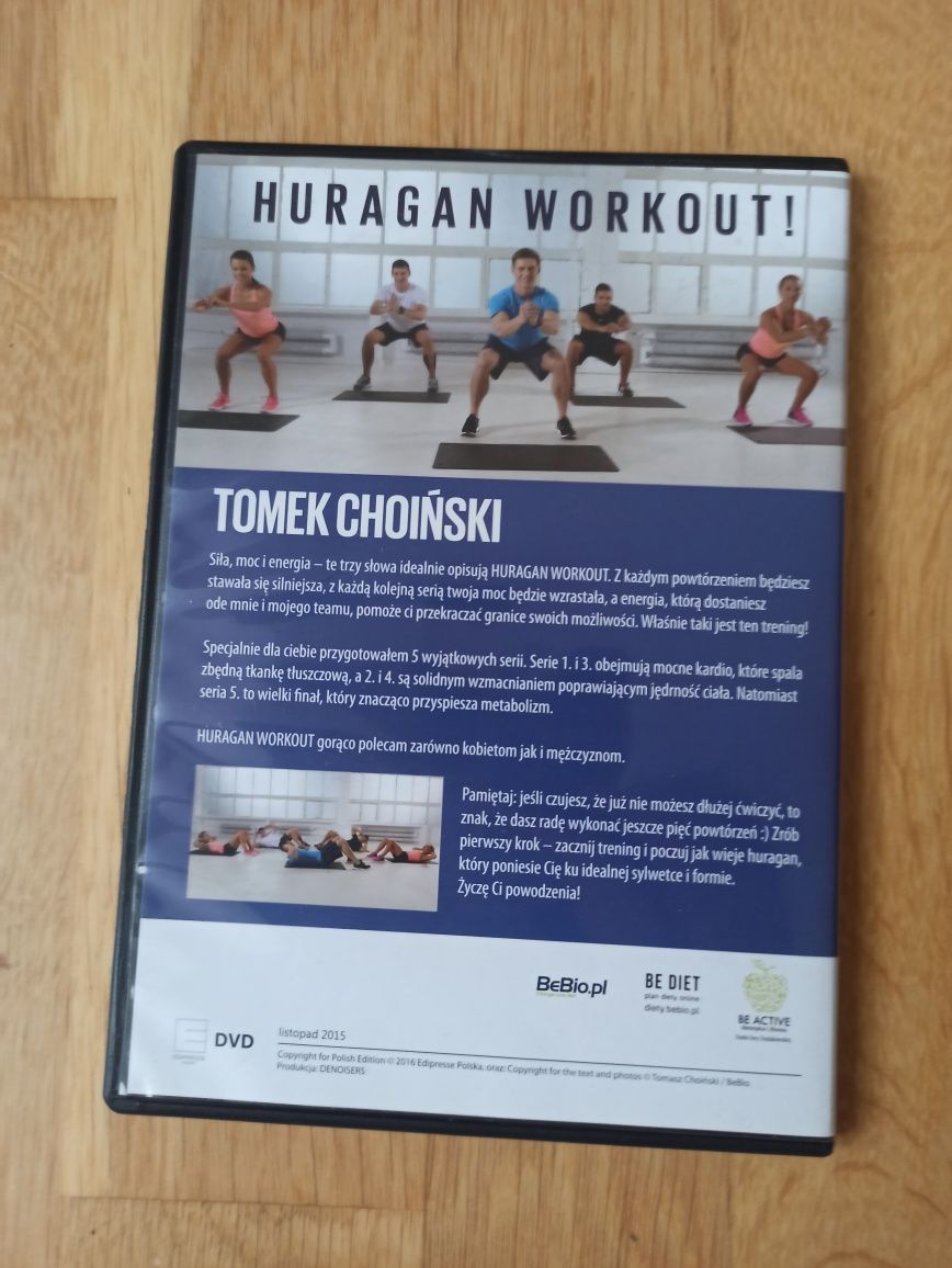Huragan Workout Tomek Choiński  40 min trening na dvd