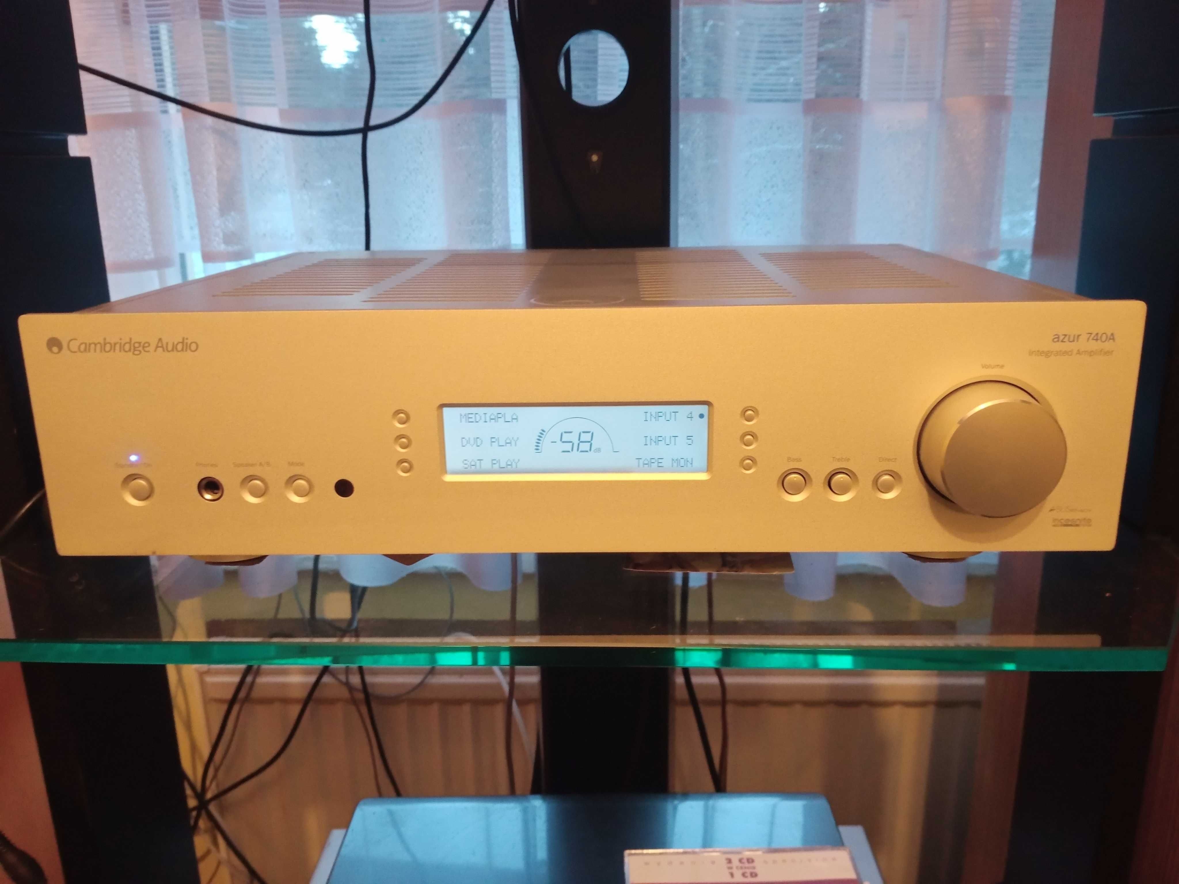 Wzmacniacz Cambridge Azur 740A Odtwarzacz CD Azur 740C Zestaw