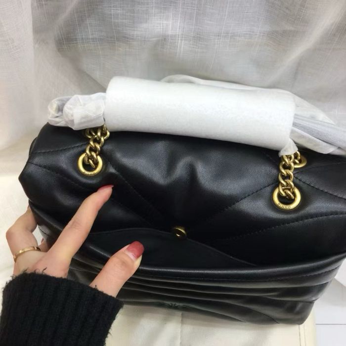 Сумочка Pinko Butterfly Пінко сумка пуф шоколадна чорна біла тренд