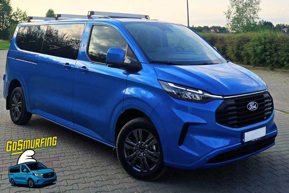 Wynajem - Transit Custom 2025 - 9 osób, Hak, Relingi, 4x4, Automat FV