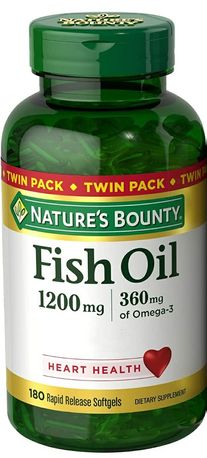 Fish oil Nature's Bounty 180 шт.