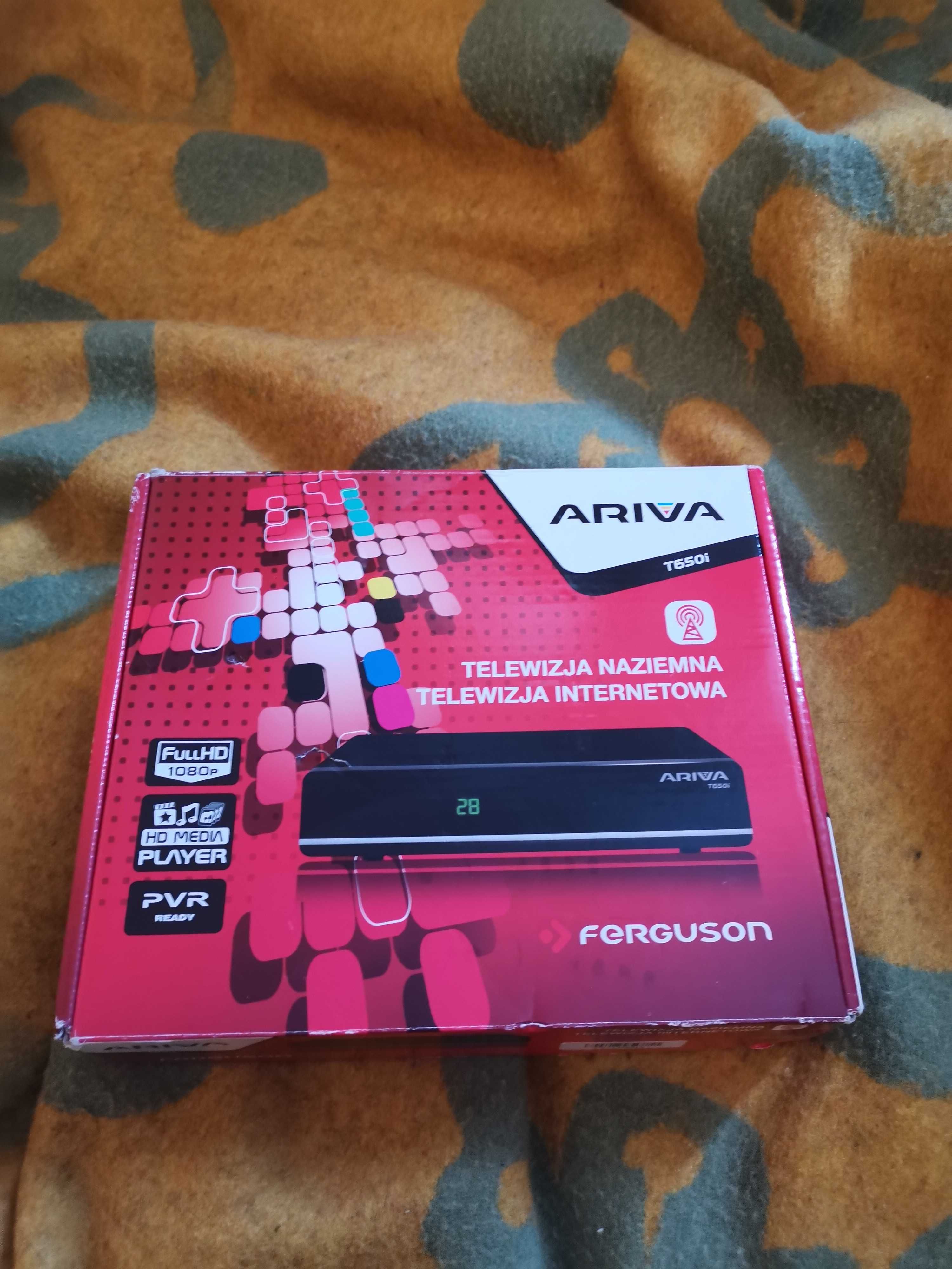 przeglądarka Foto: Ferguson Ariva T650i i pilot, EURO HDMI