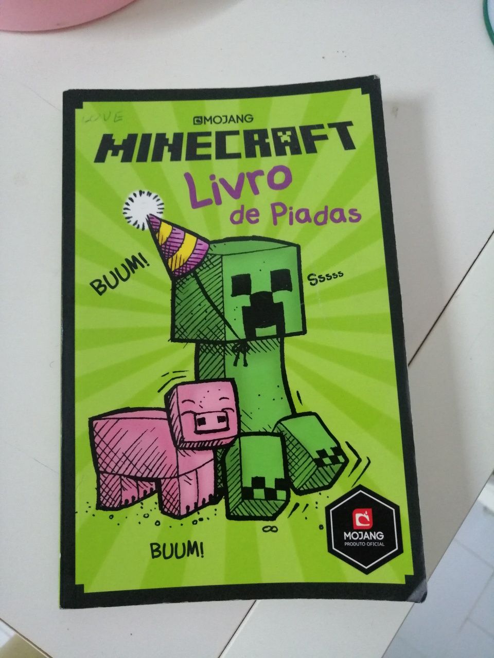 Livro de piadas do Minecraft