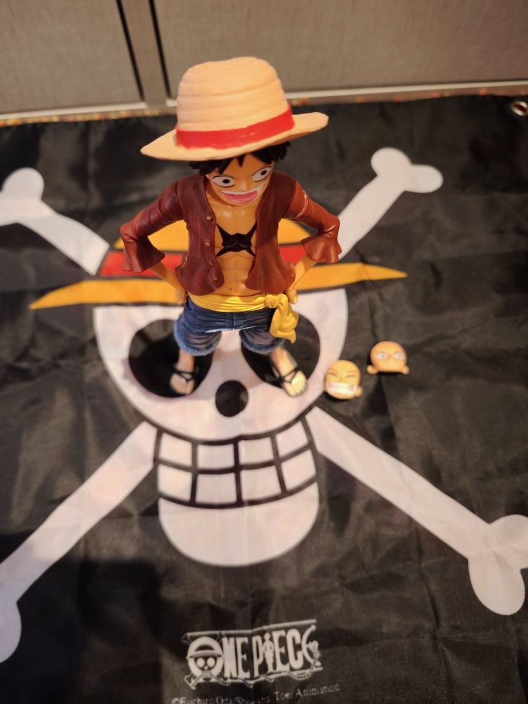 Figura Luffy One Piece - Chapéu de Palha - Detalhes Incríveis e Expres