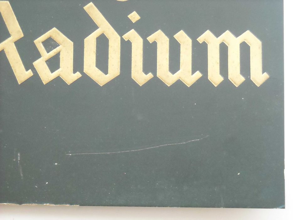 Cartaz Publicitário - Água Radium