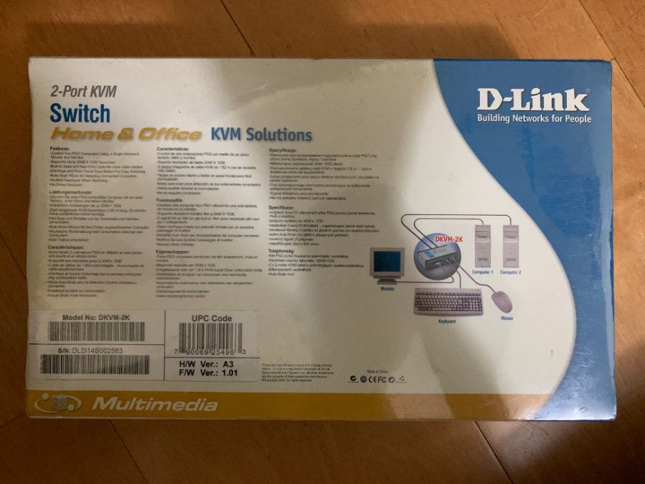 Switch D-Link novo e lacrado