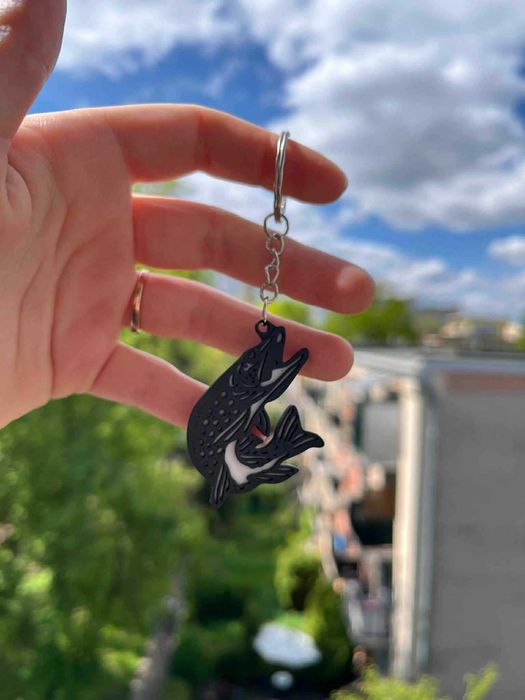 Brelok  szczupak bez kola