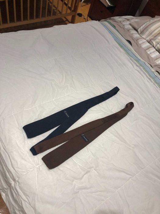 Gravatas Originais - Azul e Castanho - 5€ Cada