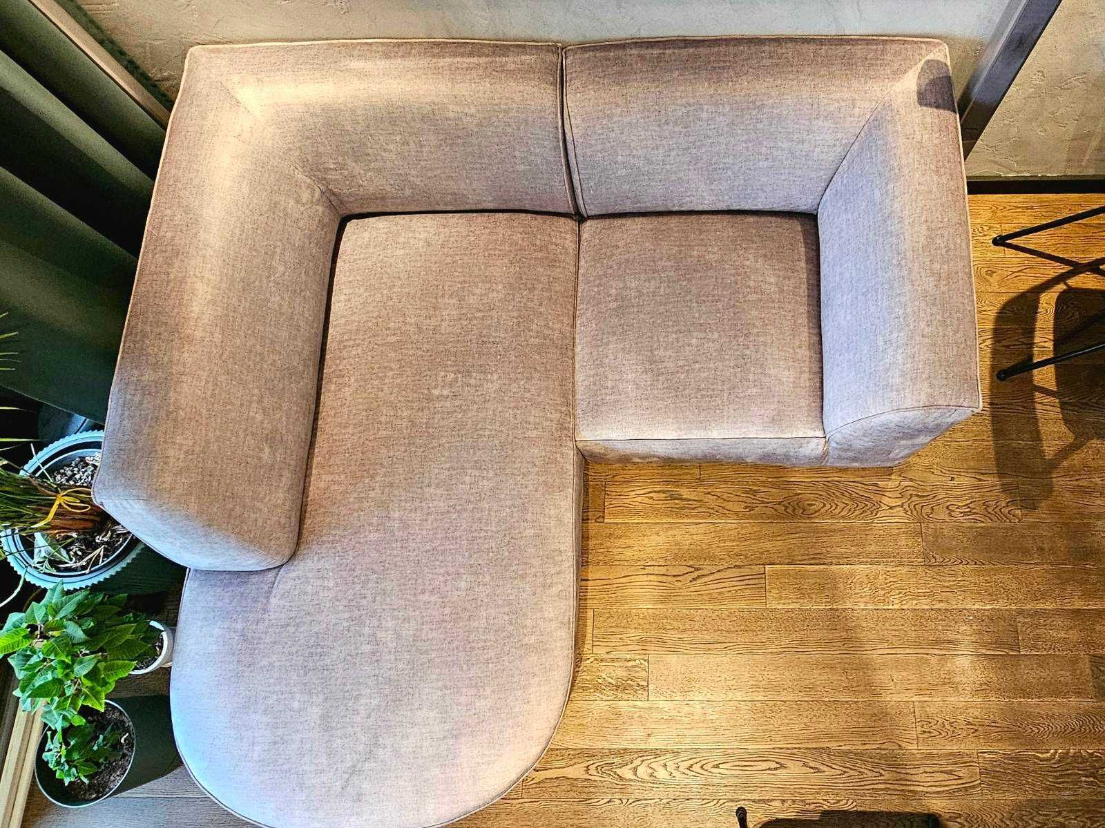 Designerska sofa narożna Christian Lacroix, 3-osobowa