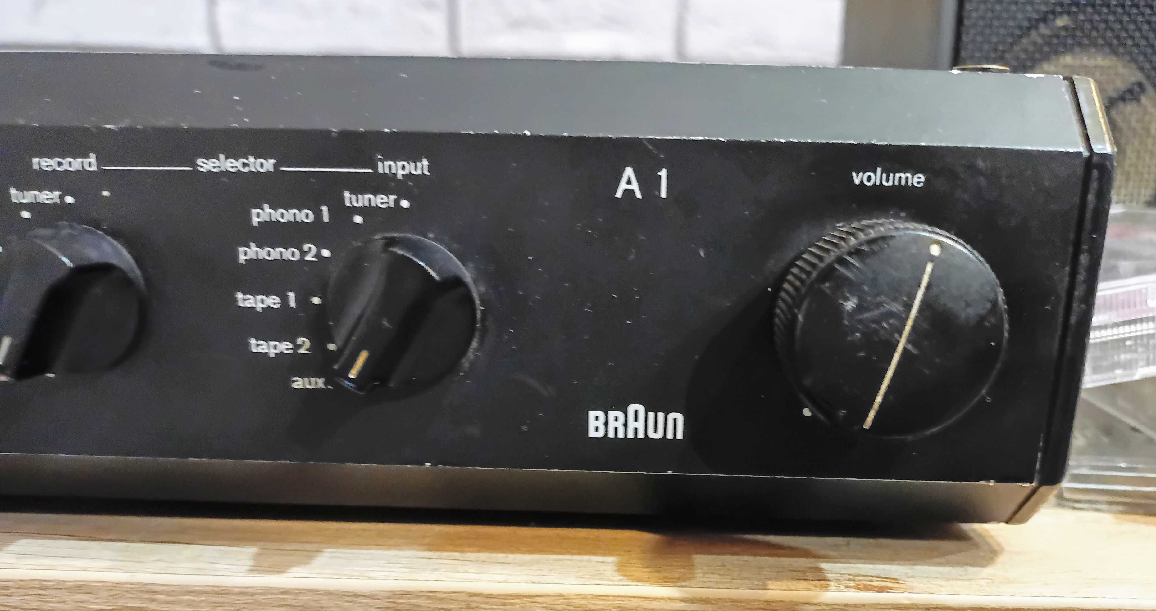 Wzmacniacz Braun A1 Atelier + tuner T1 sprawne technicznie, stan dobry