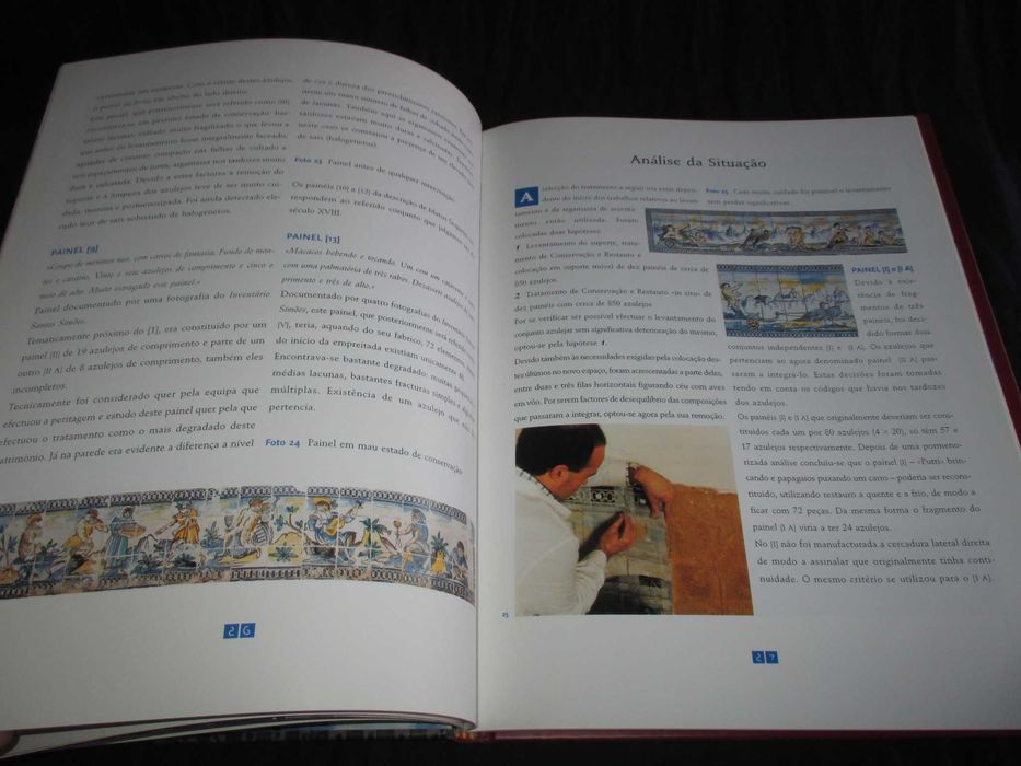 Livro Azulejos Conservação e Restauro