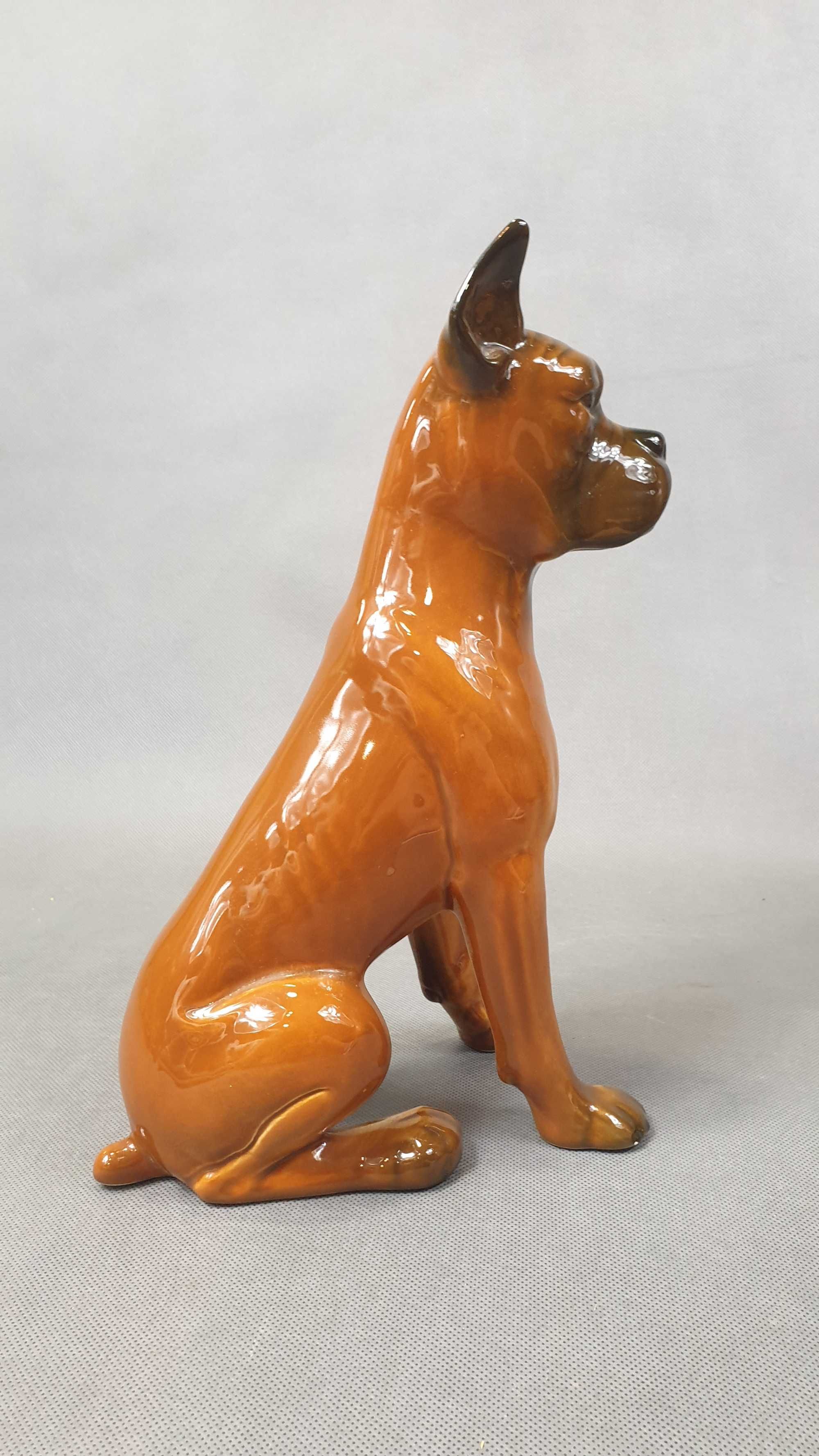Goebel Duża figura porcelanowa Pies