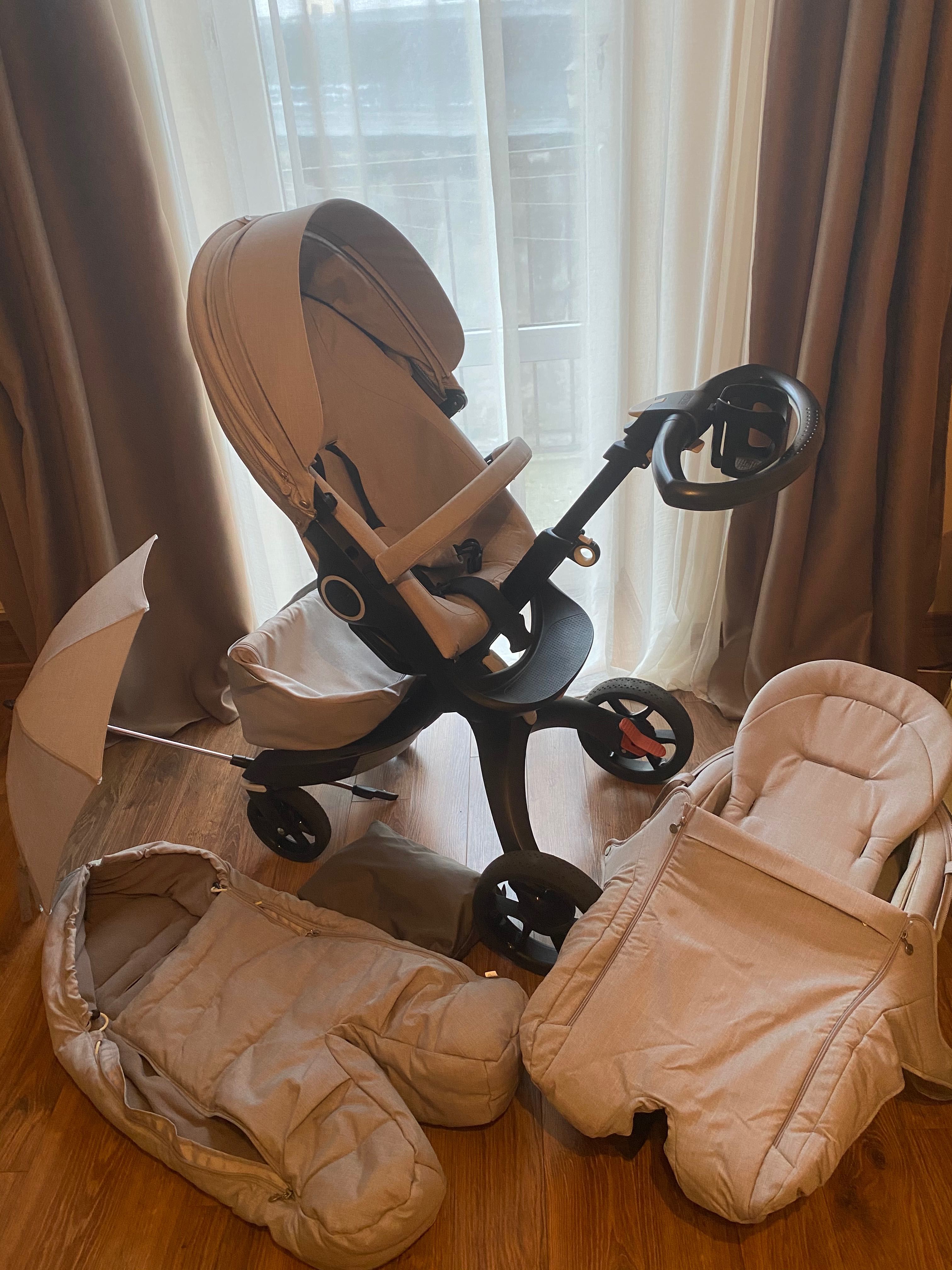 Коляска 2 в 1 Stokke Xplory Black V5