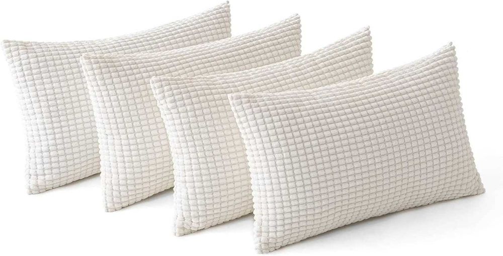 Nowe poszewki na poduszki / 30x50cm / poszewka / 4szt / sztruks !3029!