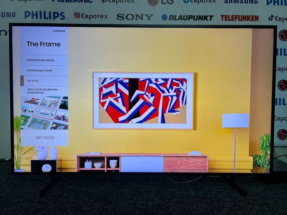 Телевізор, Samsung The Frame 55” дюйм QLED 4K Smart TV, гарантія 1 рік