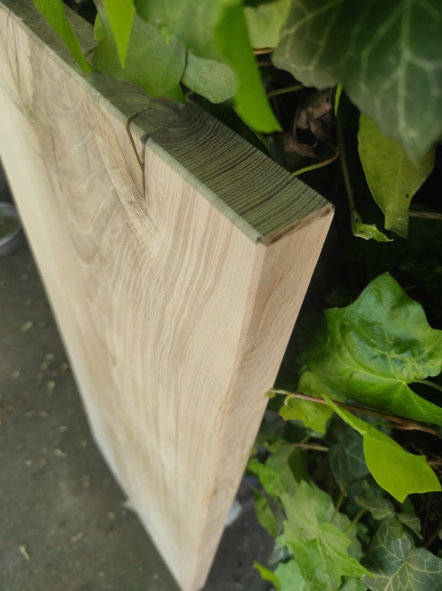 Blat drewniany, blat łazienkowy, jesion 100×40x4cm (stolarz)