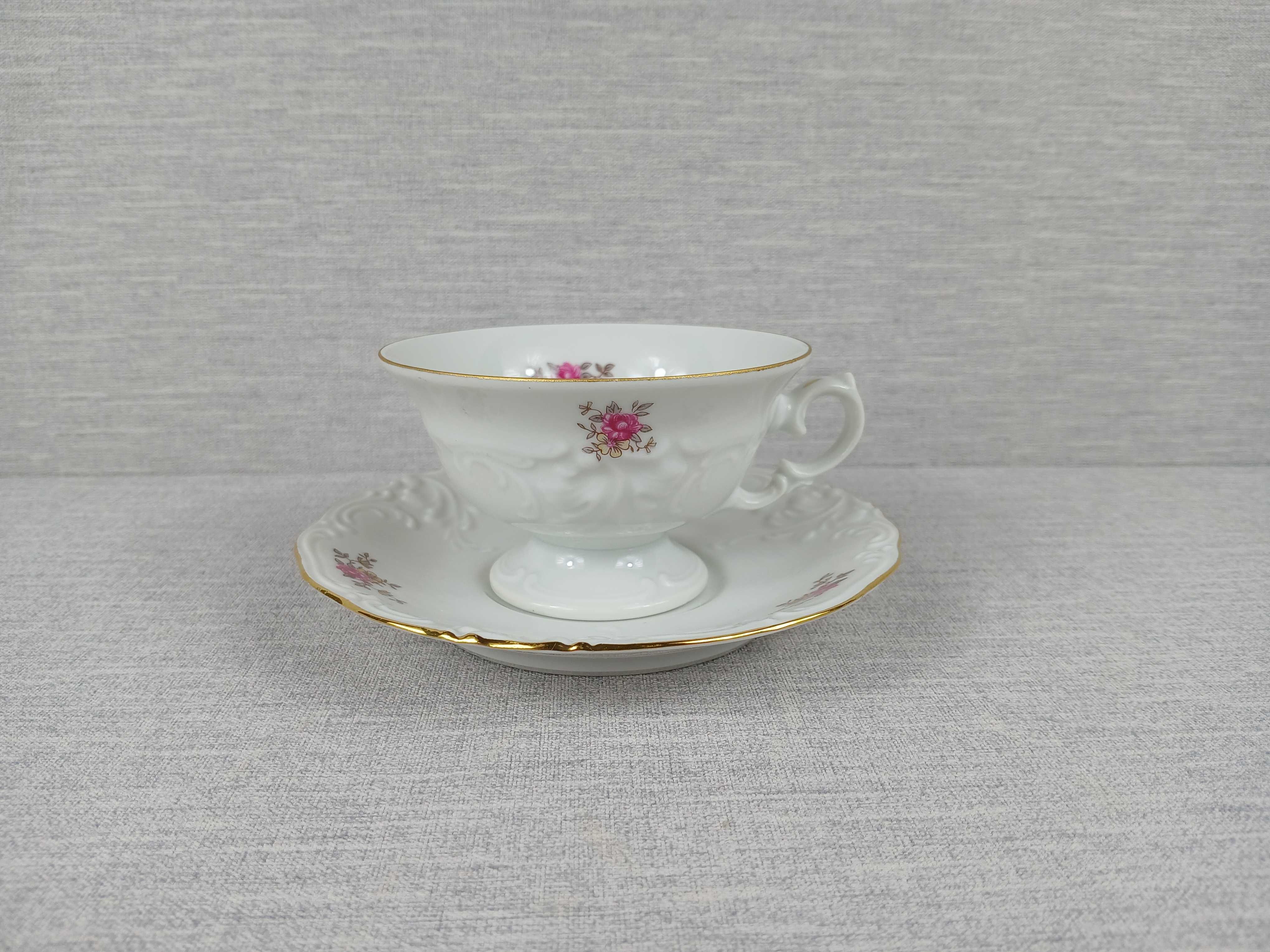 4 duo Wałbrzych Made in Poland 1952 - 1951 Porcelana Filiżanka 90 ml