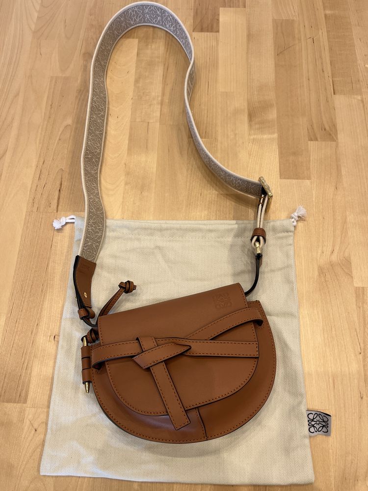 Mala Loewe Mini cor Tan - Nova com etiquetas