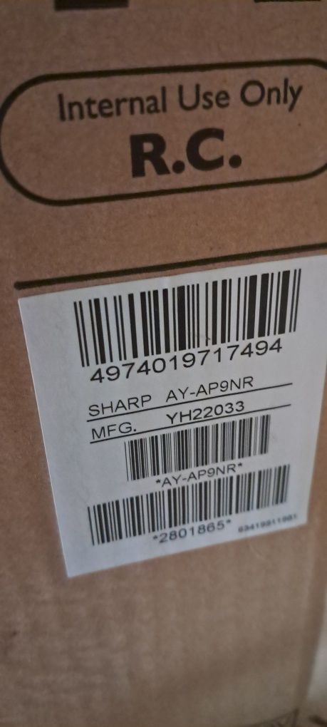 Кондиціонер SHARP AY-AP9NR