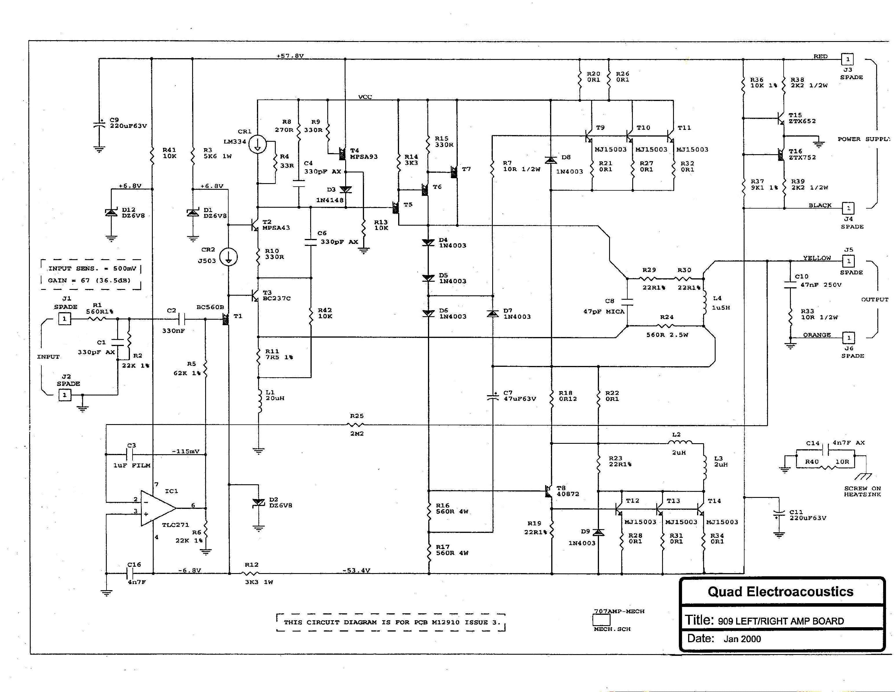 QUAD 909 усилитель мощности
