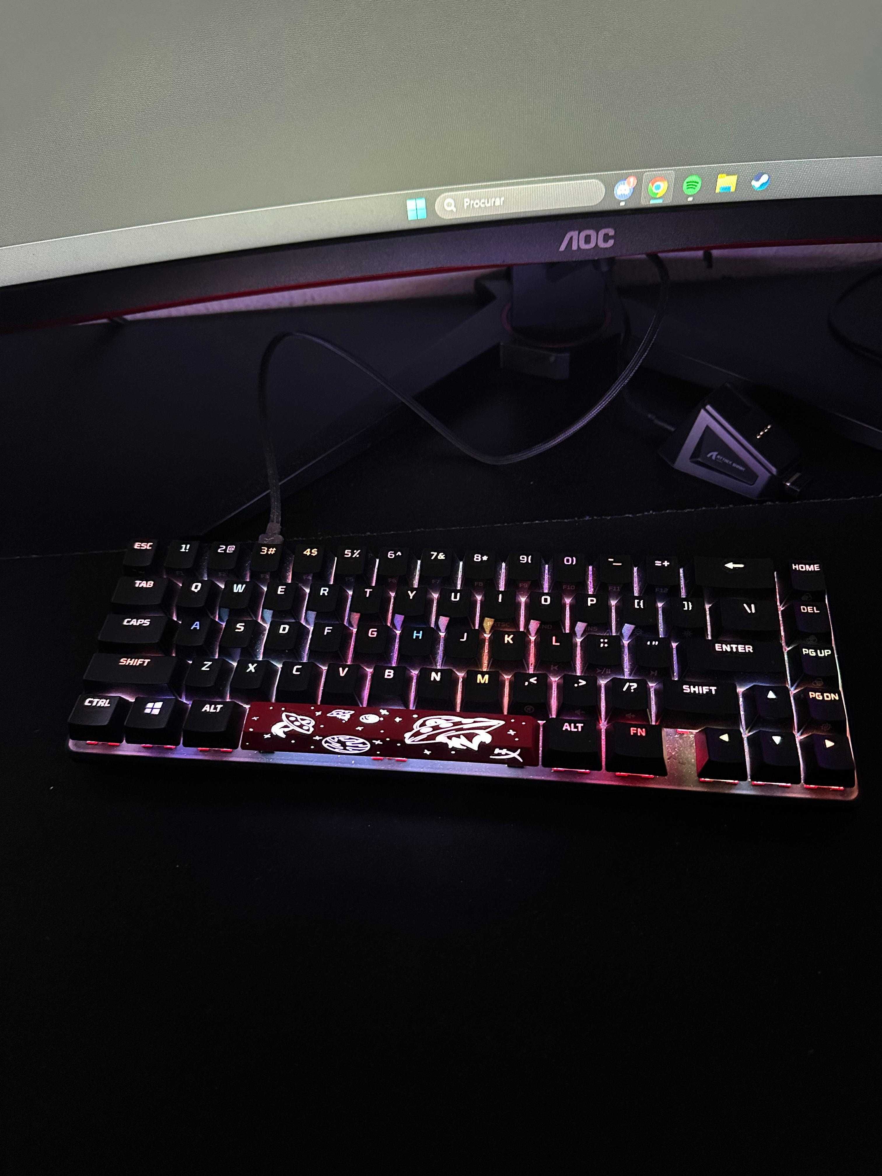 Teclado HyperX Alloy Origins 65