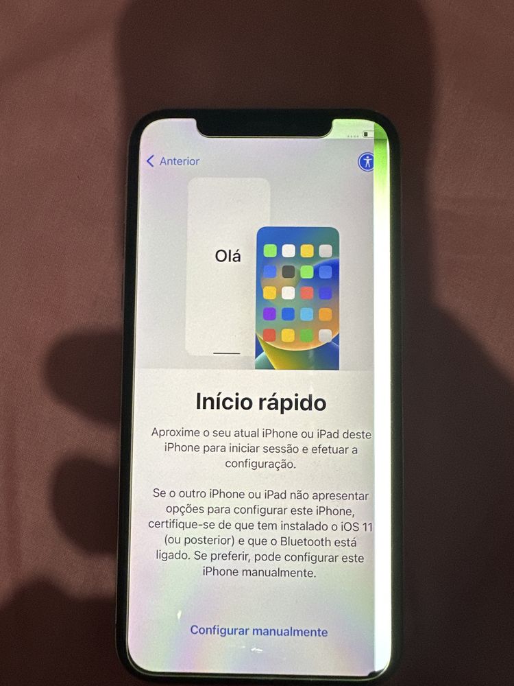 iPhone X 256 GB memória