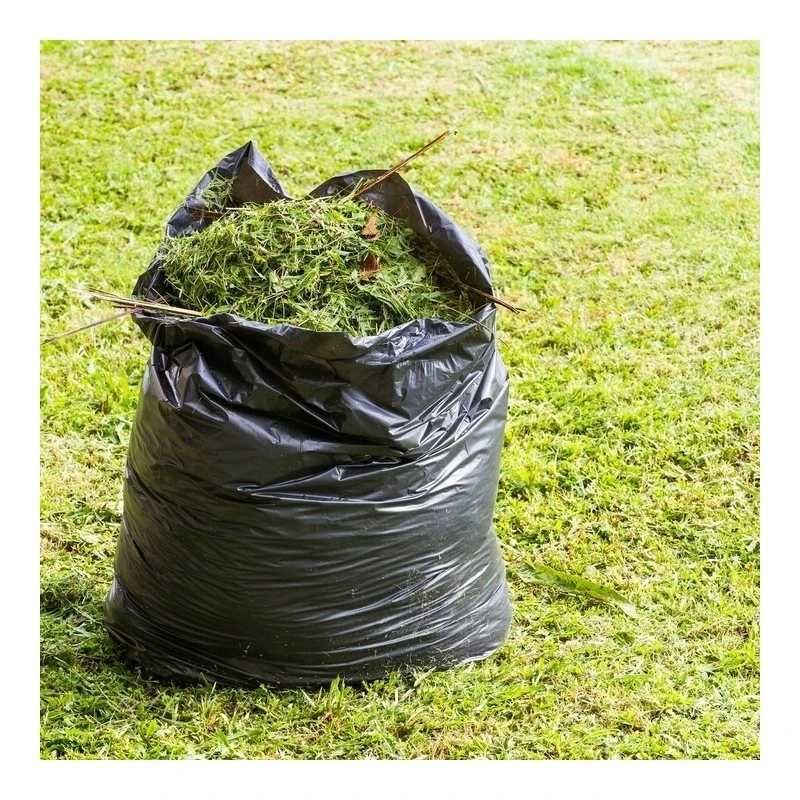 240L worki na śmieci odpady czarne LDPE bardzo mocne 10 sztuk