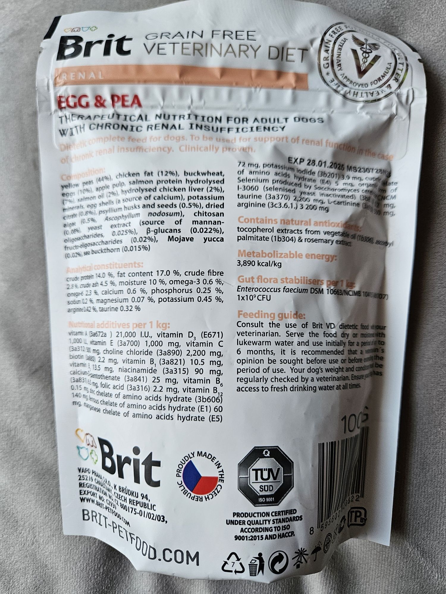 Brit renal dla psa