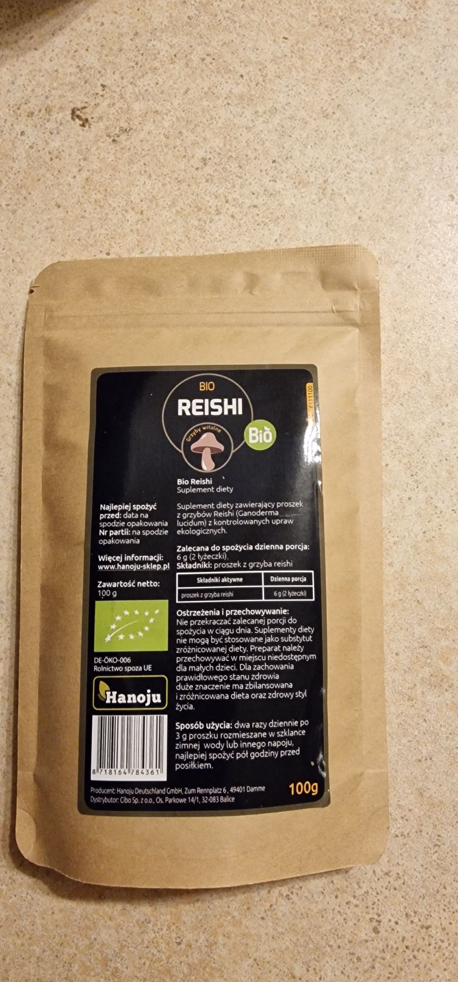 BIO Reishi Hanoju 100 g