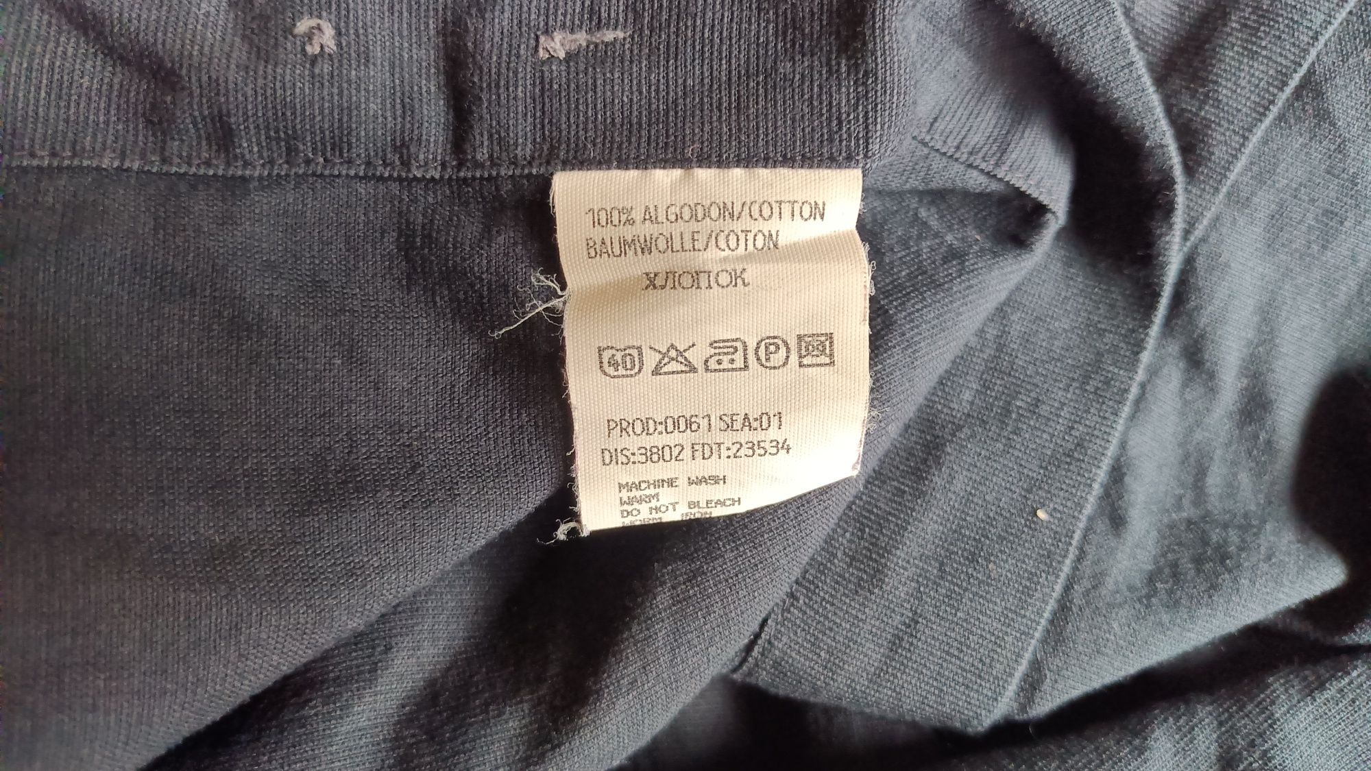 Koszula HUGO BOSS Męska Czarna roz M z długim rękawem Sport
